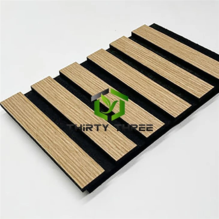 China Walnut Technical Wooden Slat Acoustic Wall Panel For Indoor Design